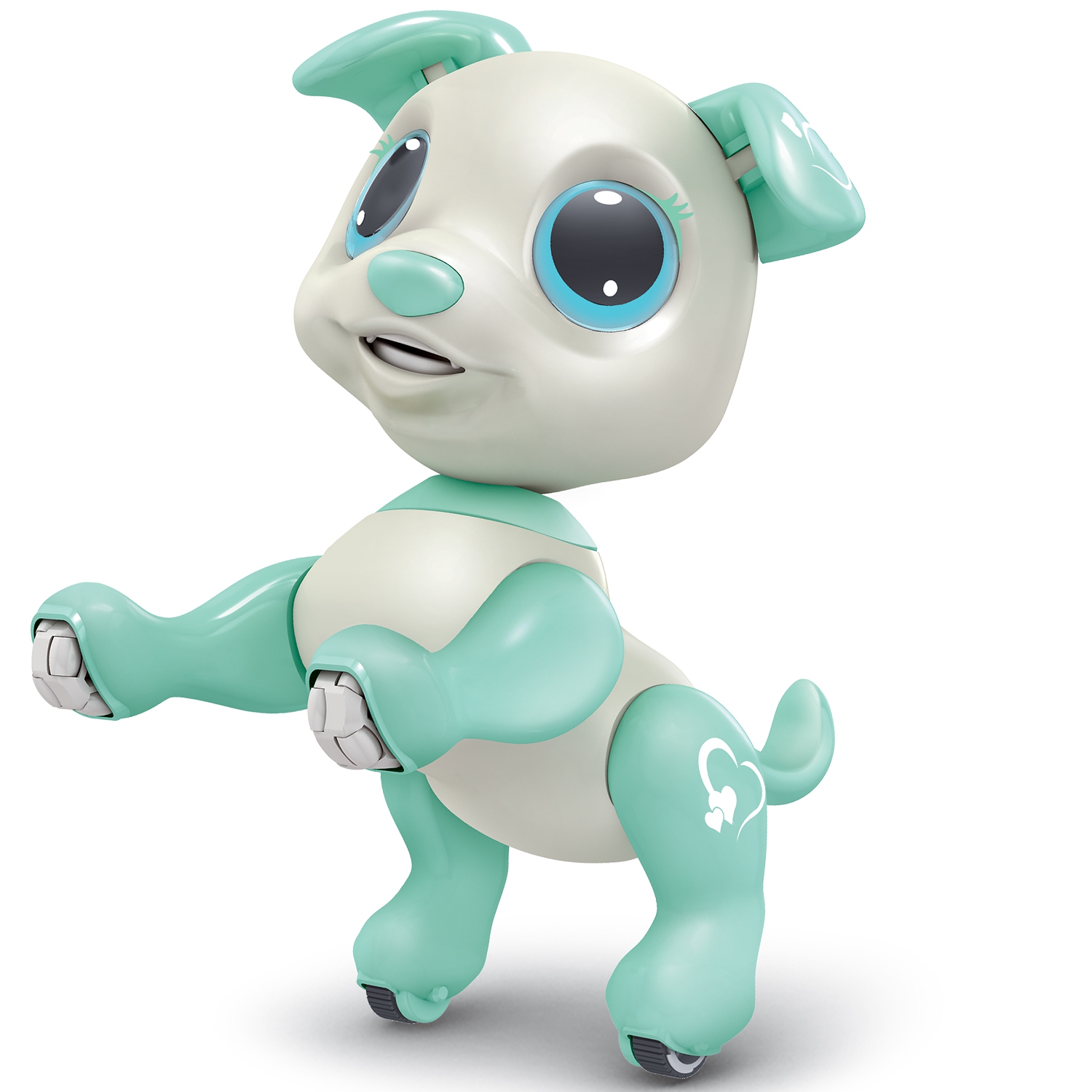 Интерактивная игрушка Mioshi active Добрые животные: Собачка Сердечко (20 см, 4 кан., свет, звук, з