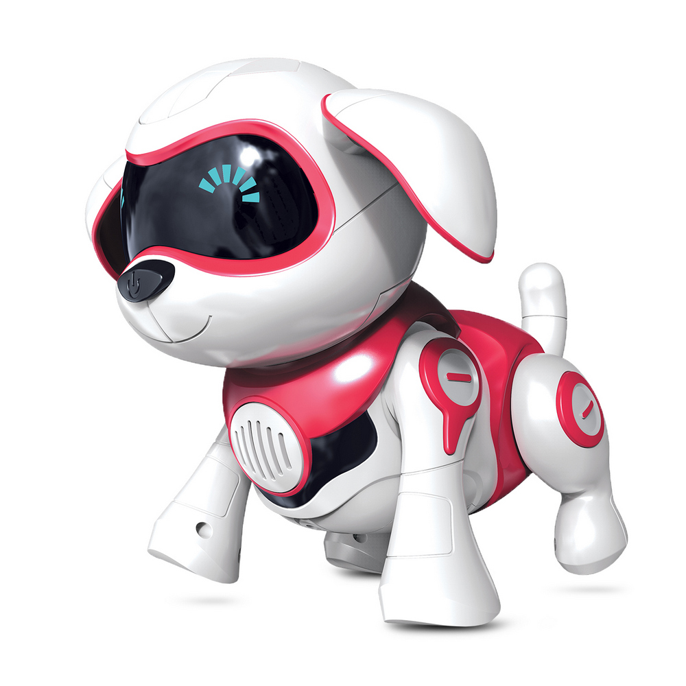 Интерактивная игрушка Mioshi active Умные животные: Весёлый пёс (17см,свет,говор.поёт,подвиж,роз)
