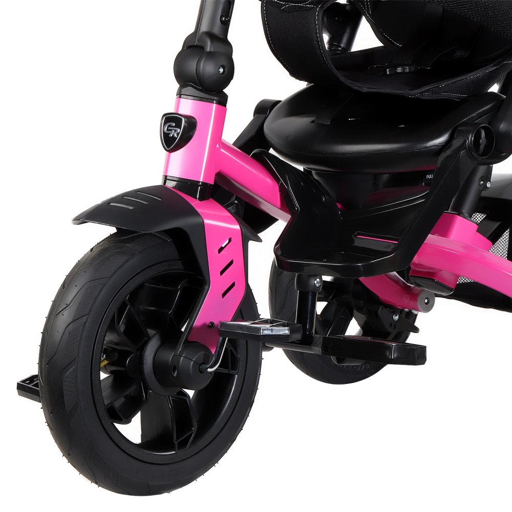 Велосипед City-Ride Lunar надувн. колеса 12" и 10" поворот. сиденье розовый