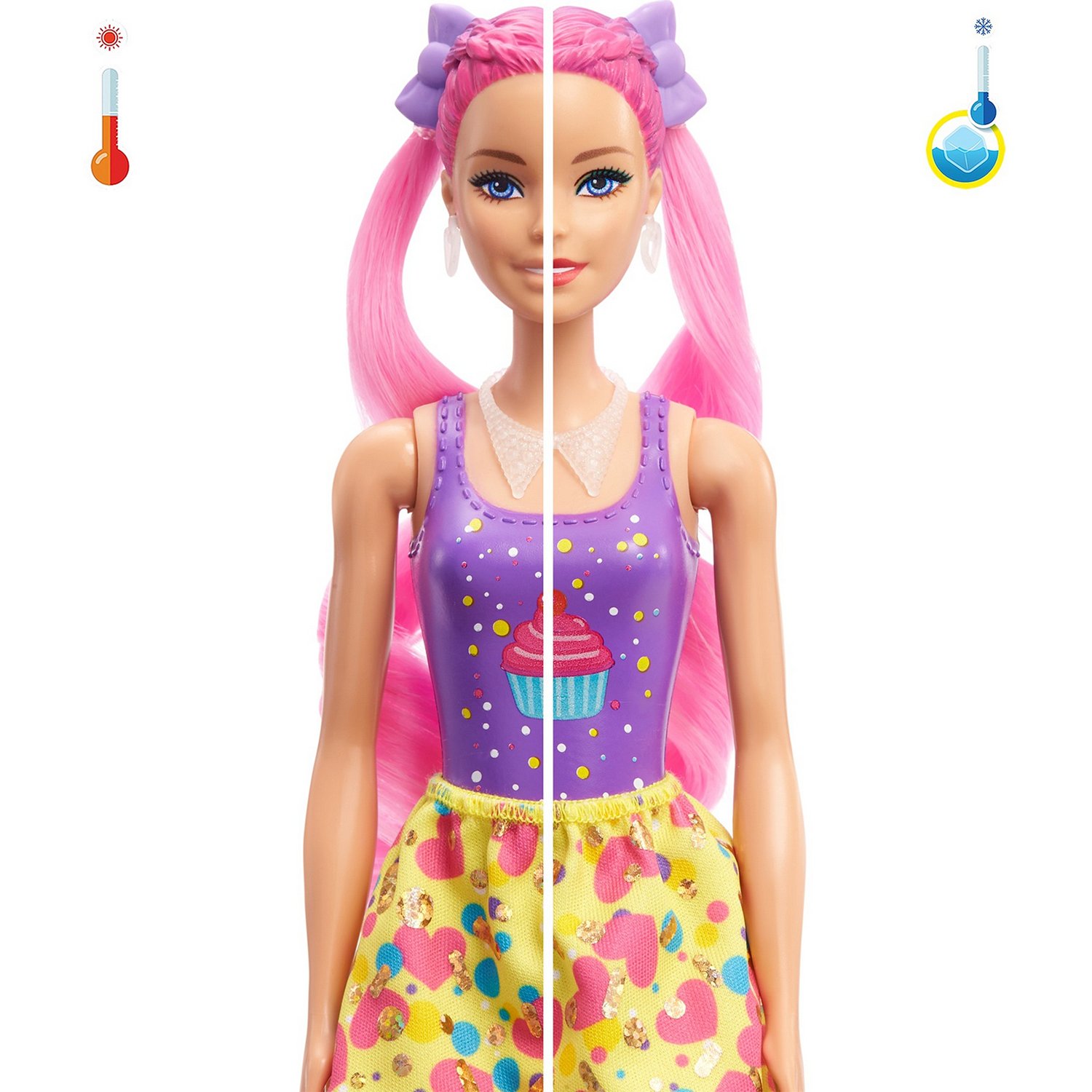 Кукла Barbie Сюрприз из серии Блеск: Сменные прически в непрозрачной упаковке 25 сюр