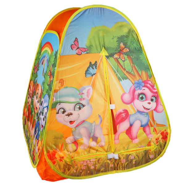 Палатка детская игровая щенки, в сумке Играем вместе 81х90х81см 324504