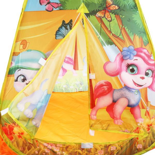 Палатка детская игровая щенки, в сумке Играем вместе 81х90х81см 324504