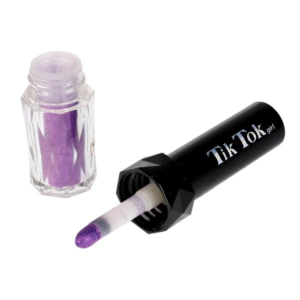 Тени для век с блестками, фиолетовые Tik tok Girl 324668