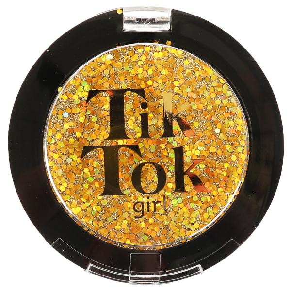 Тени для век с блестками, золотые Tik tok Girl 324660