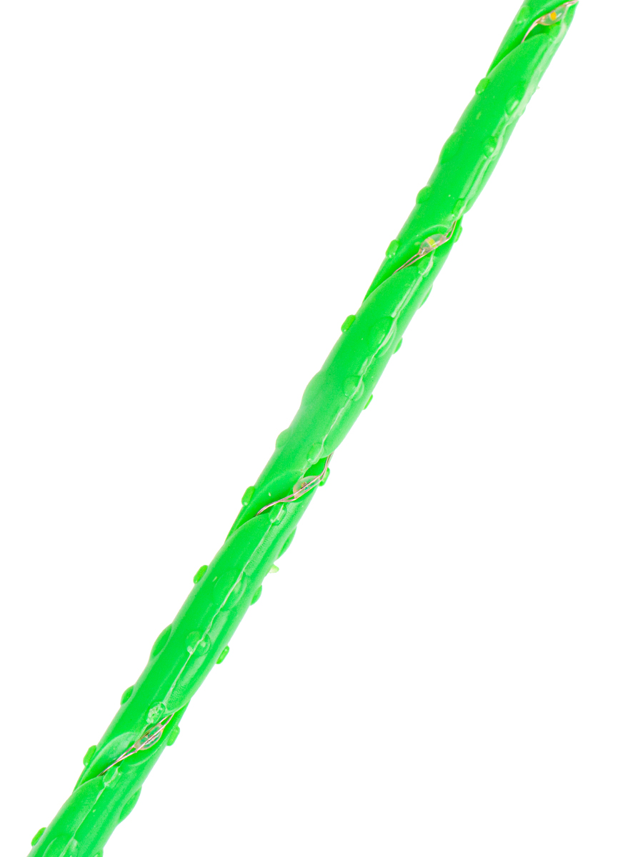 Нейроскакалка светящаяся зеленая (63 см, PVC колёса и палка свет)