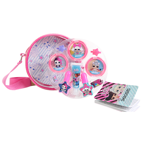 LOL Surprise Игровой набор детской декоративной косметики для лица и ногтей в сумочке кр