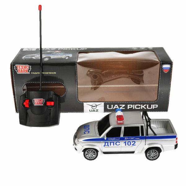 Машина РУ Технопарк Машина UAZ Pickup  Полиция 20 см, сер 325160