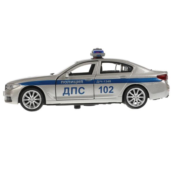 Машина метал. Технопарк BMW 5-ER Sedan M-Sport Полиция 12 см, 319645