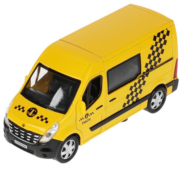 Машина метал. Технопарк  RENAULT master Такси 14 см, желтый 326461
