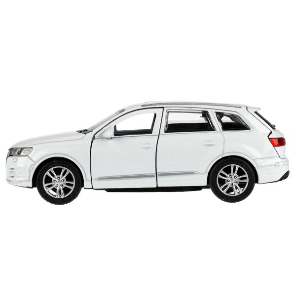Машина метал. Технопарк AUDI Q7 12 см, двер, багаж, инер, белый 325386