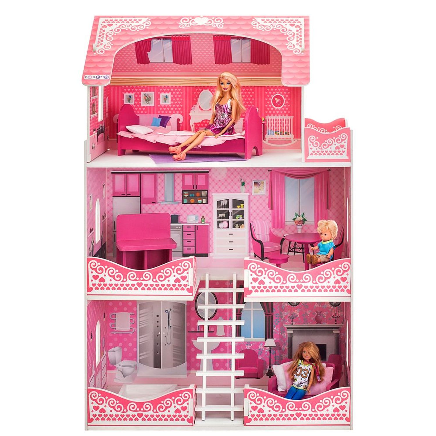 Кукольный домик Розет Шери, для кукол до 30 см 7 предметов мебели и интерьера