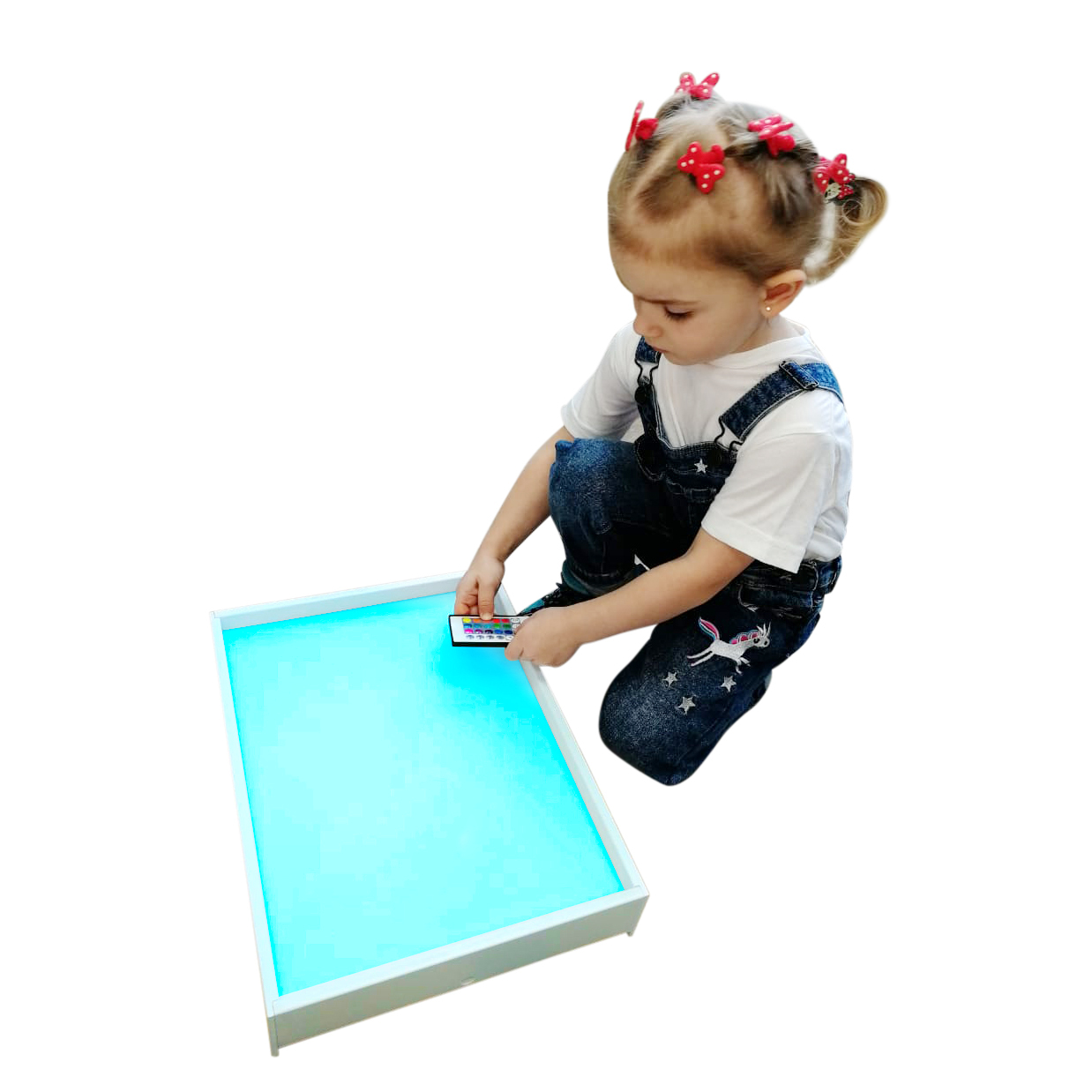 Стол для рисования песком (детский, usb, голубая подсветка)