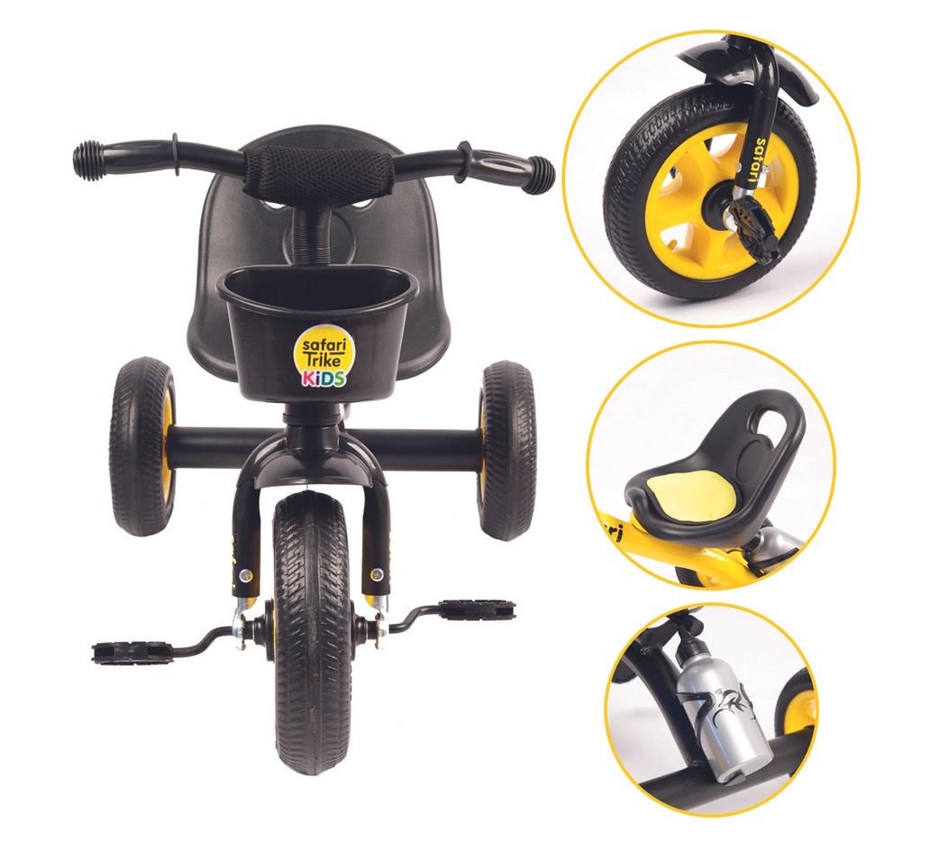 Велосипед Safari Trike Kids трехколесный, пласт.колеса 10"/8" черный 1003104/2