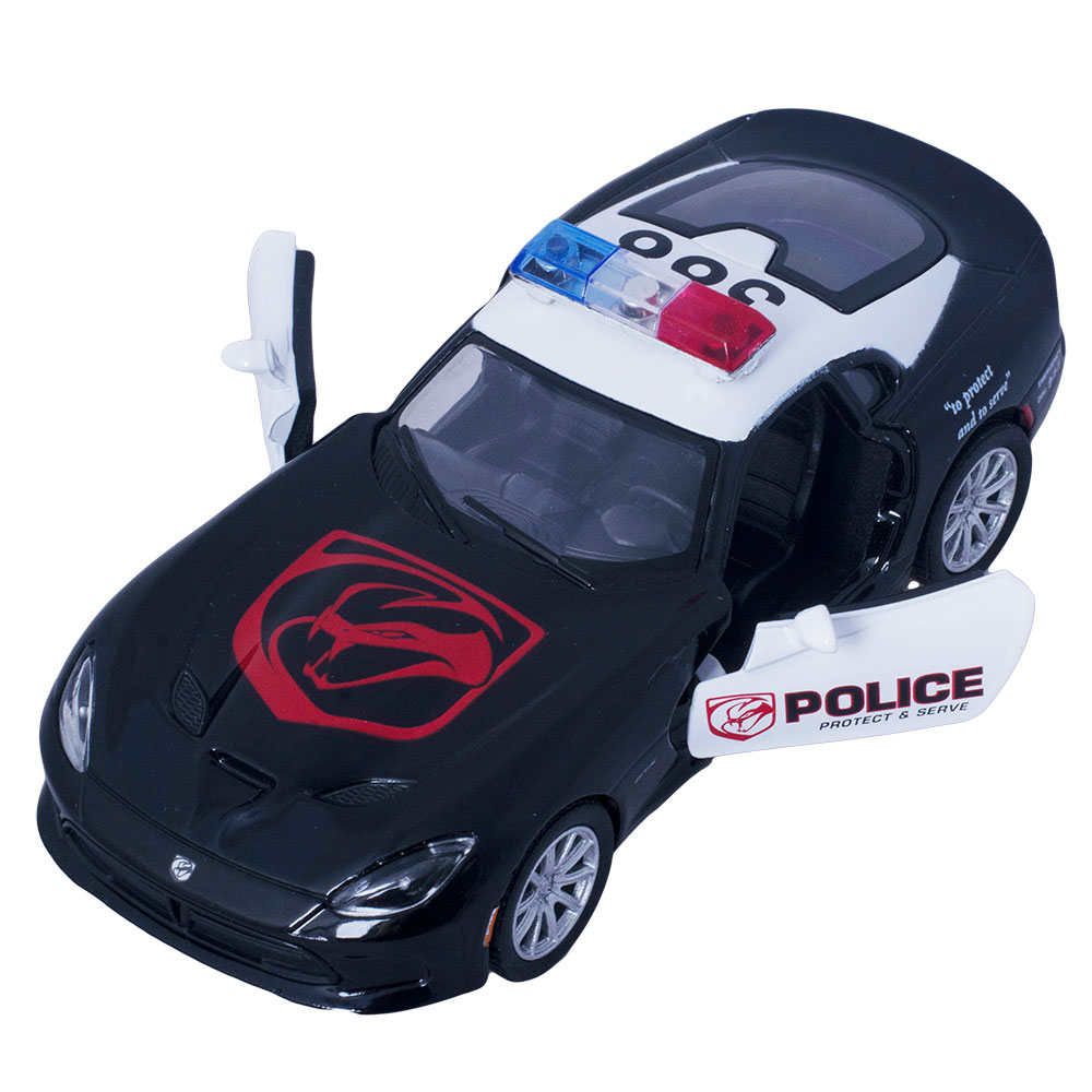 Машина метал. 2013 SRT Viper GTS (Police) мет., инерц. модель машины 1:36