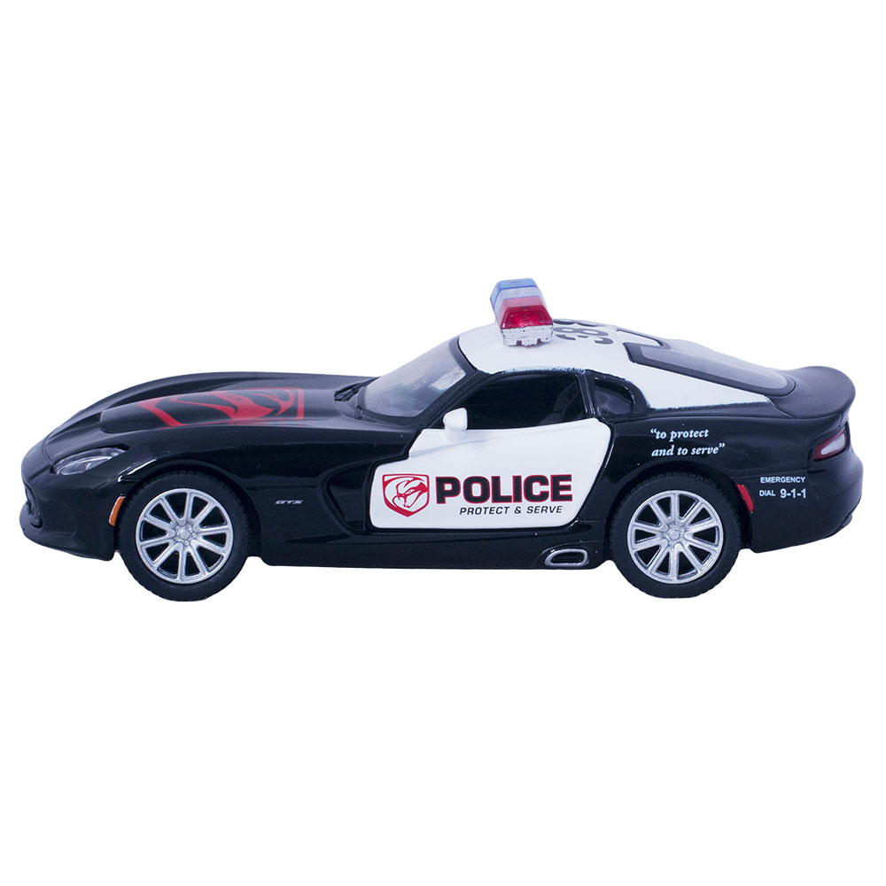 Машина метал. 2013 SRT Viper GTS (Police) мет., инерц. модель машины 1:36