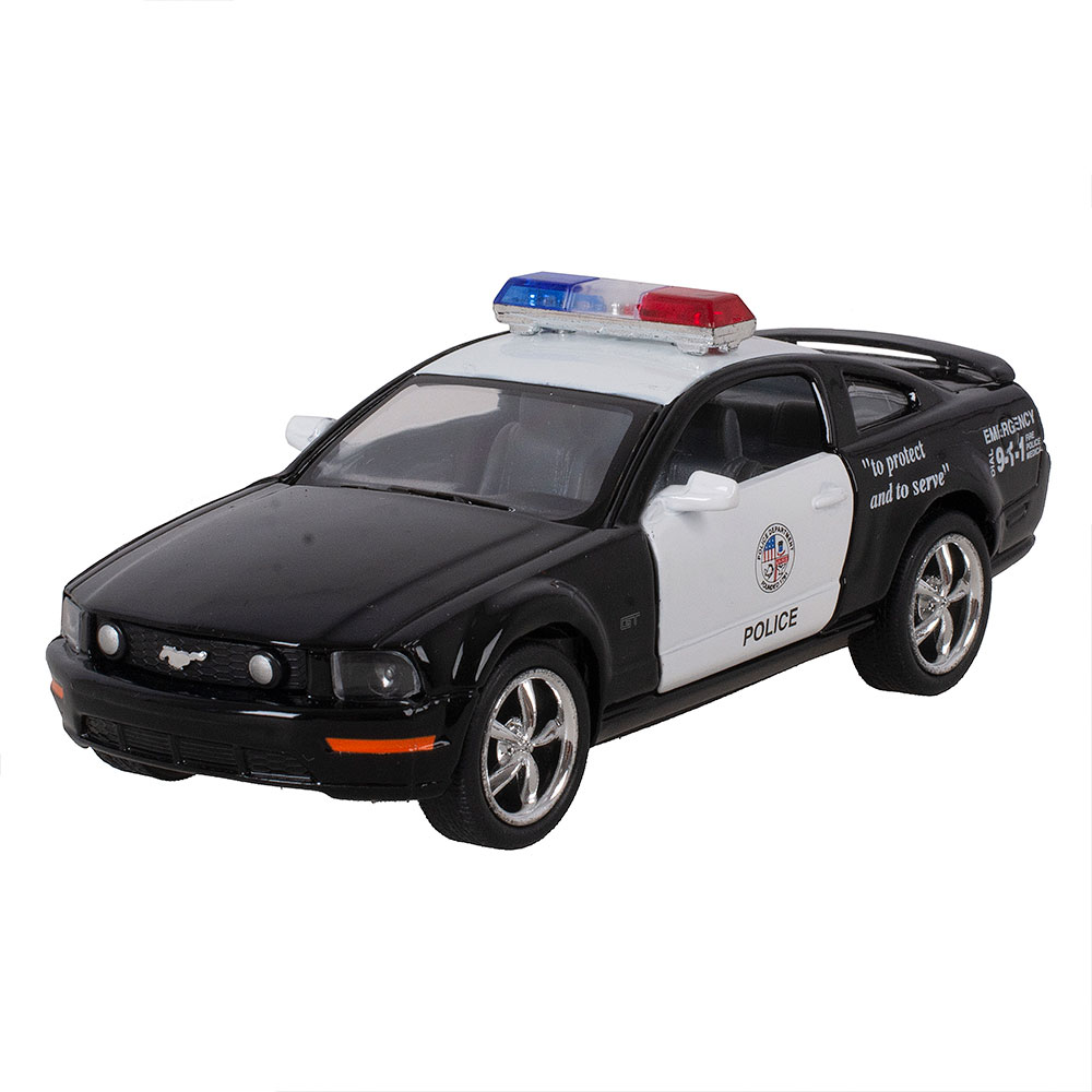 Машина метал. 2006 Ford Mustang GT (Police) мет., инерц. модель машины 1:38