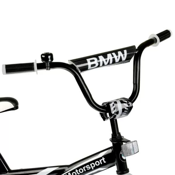 Велосипед 20" BMW j-тип, багажн., страх.кол., звонок, черн./бел.283809