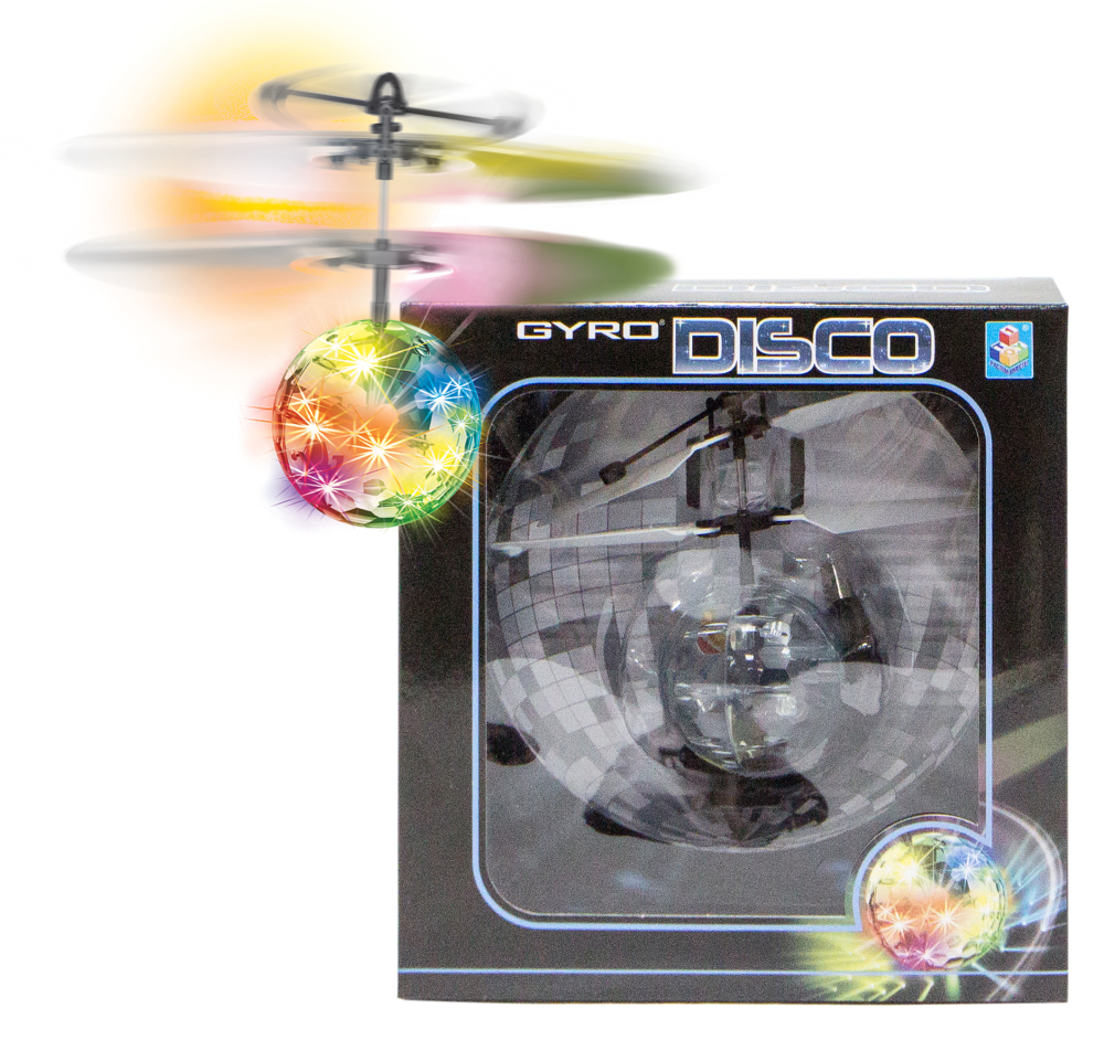 Gyro-Disco, шар на сенсорном управлении, со светом 4,5 см в кор.