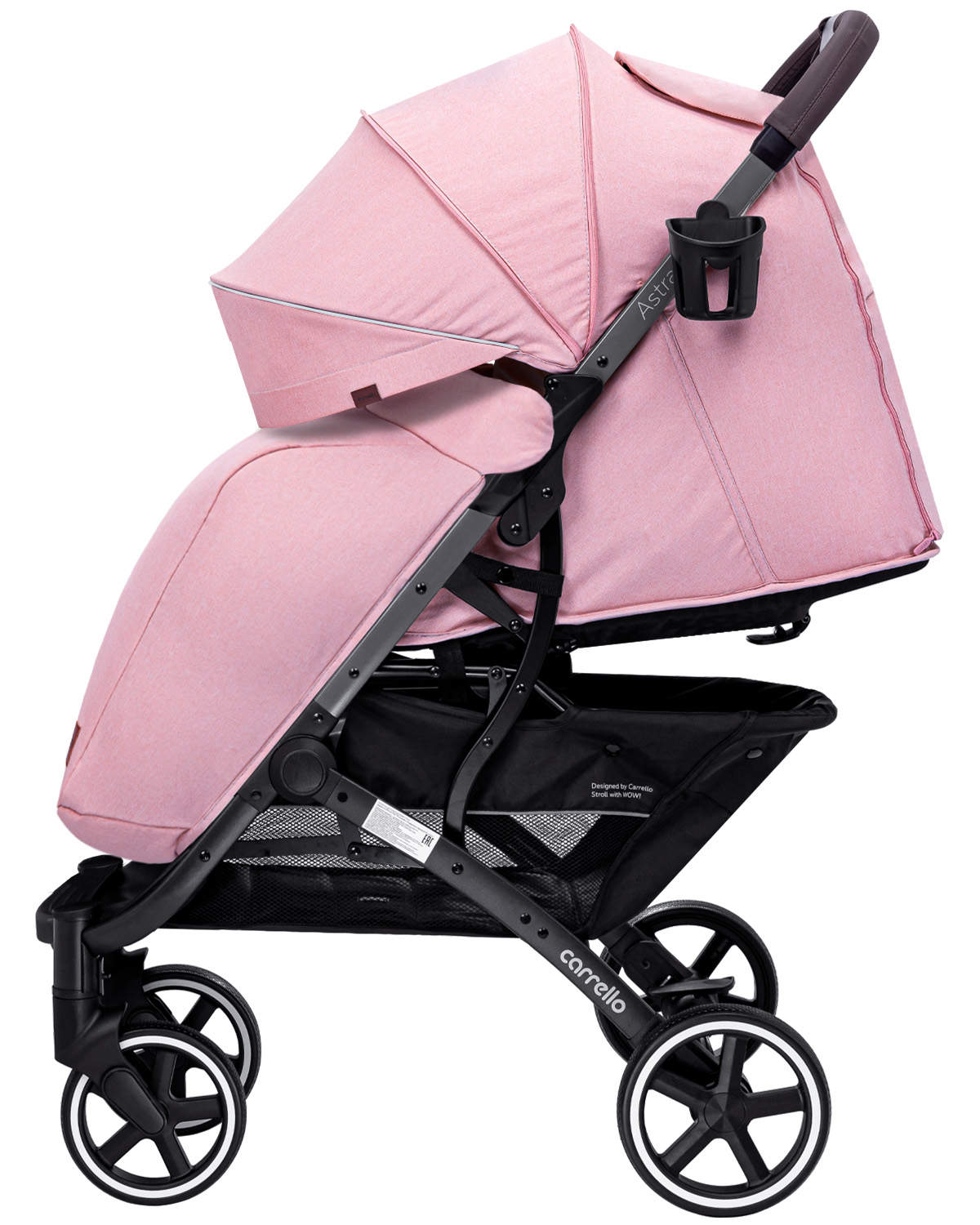 Коляска Carrello Astra Apricot Pink дизайн 2022