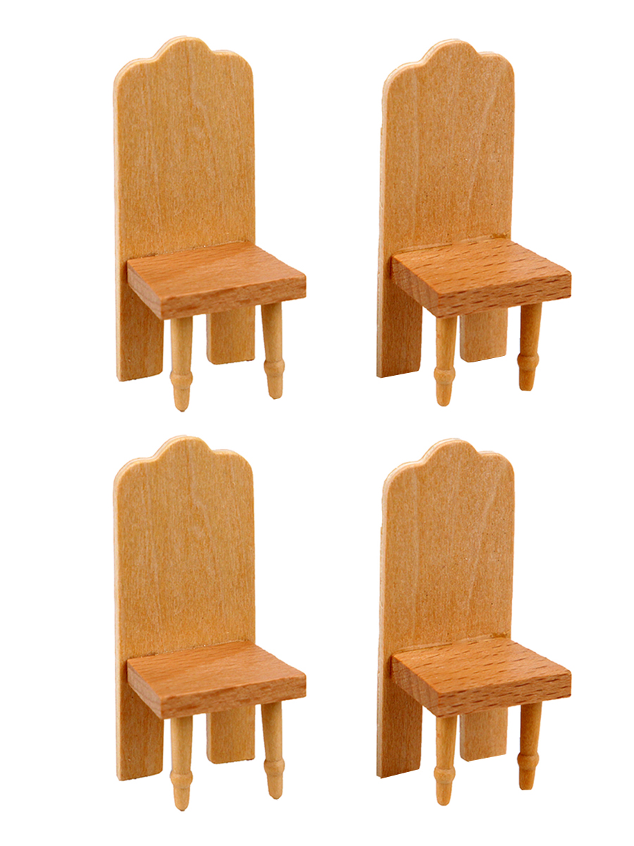 Набор игрушечной мебели деревянной. Гостинная-3 (8 предметов) (пласт.коробка)