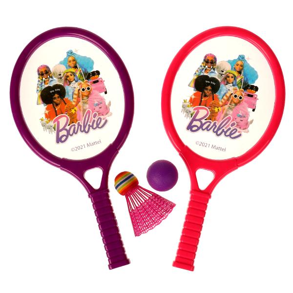 Набор с ракетками Играем вместе Барби 2в1 бадминтон+теннис 327608