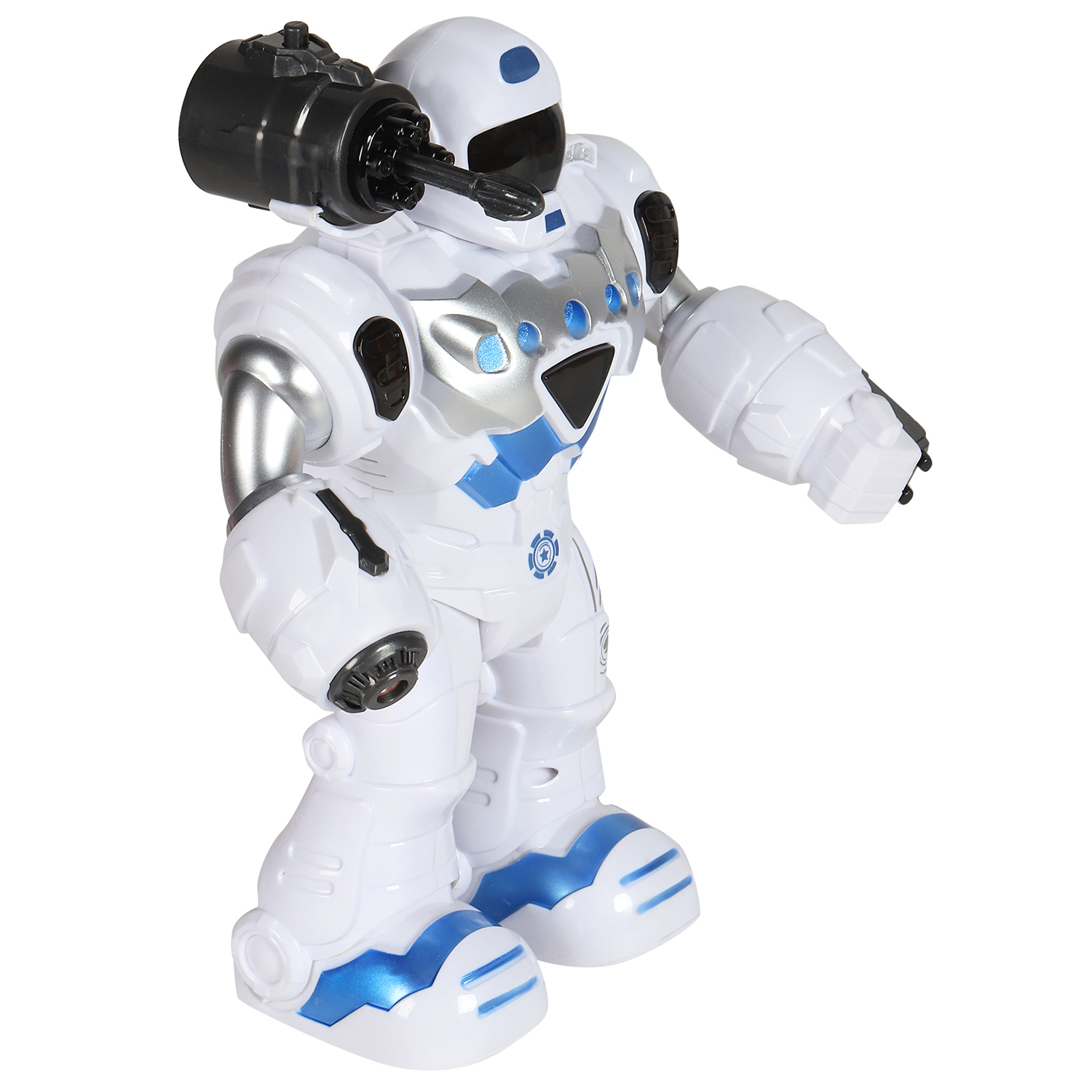 Робот на бат. ТМ Smart Baby Гриша стреляет ракетами,ходит,свет,музыка,проектор в/к 27,8х21,5х12см