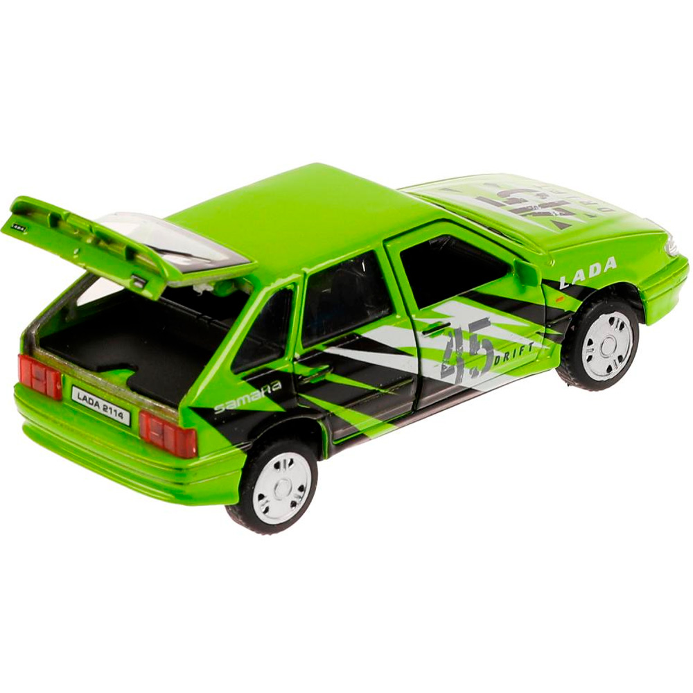 Машина метал. Технопарк Lada 2114 Samara Спорт, 12 см, двер, баг