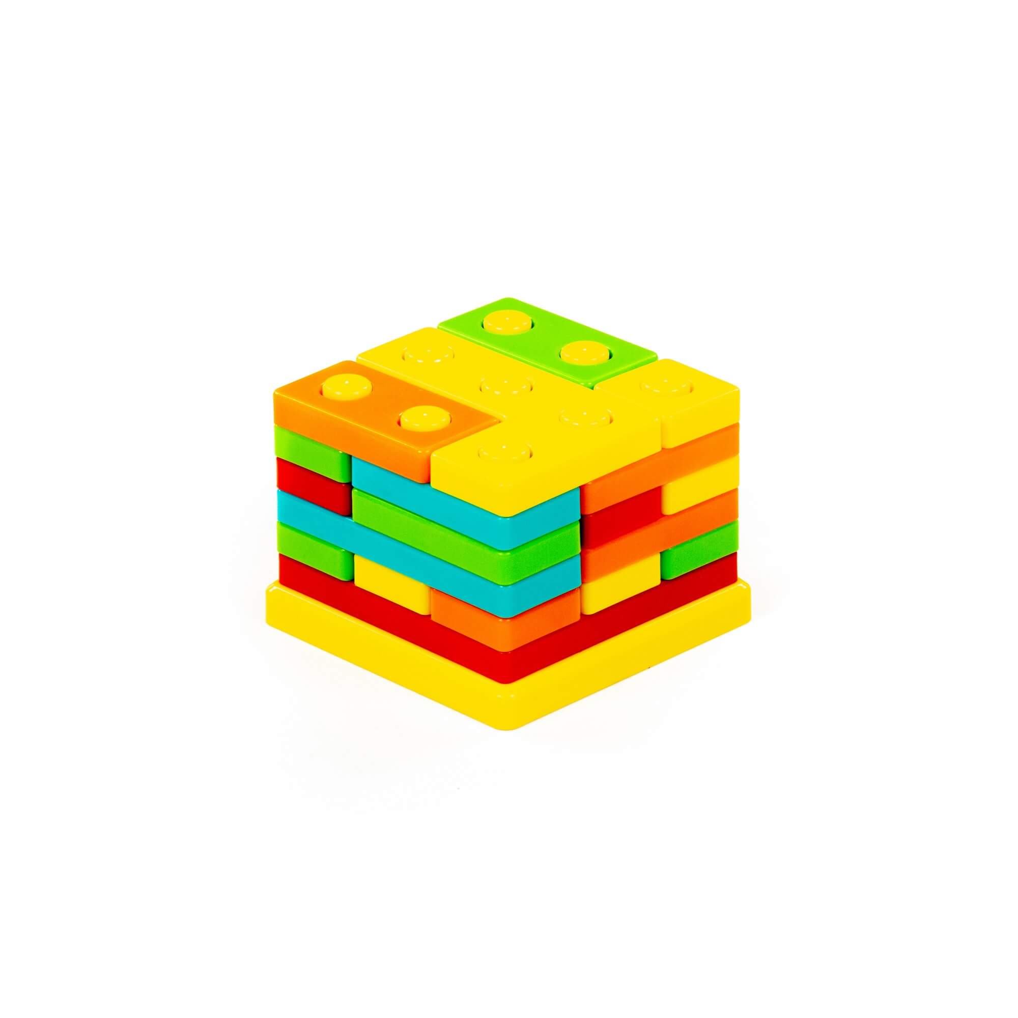 Игрушка развивающая 3D пазл №1 (23 элемента) (в сеточке)