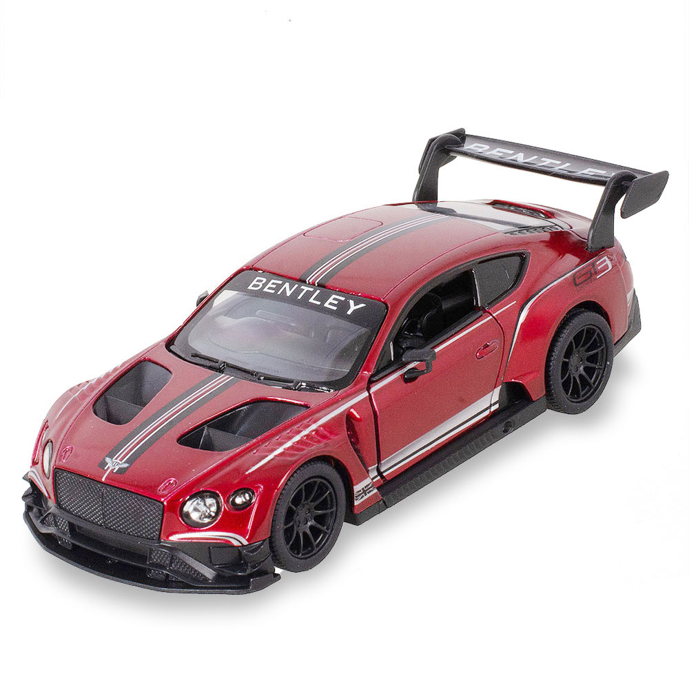 Машина метал. Bentley Continental GT3 мет. инерц. модель машины 1:36