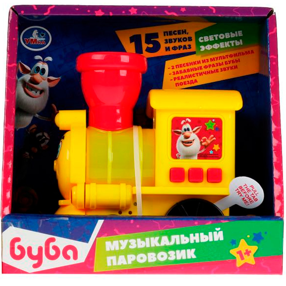Паровозик музыкальный Буба в кор. Умка 338750