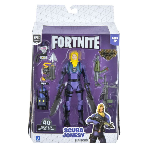 Игрушка Fortnite - фигурка героя Scuba Jonesy с аксессуарами (LS)