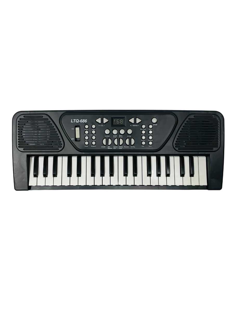 Пианино от сети с микрофоном 37 клавиш (USB кабель без блока) LTQ-686 в кор. 340224