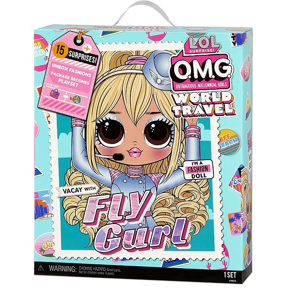 Игрушка LOL Surprise Кукла OMG Travel Doll- Fly Gurl (серия Трэвэл - Флай Гёрл)