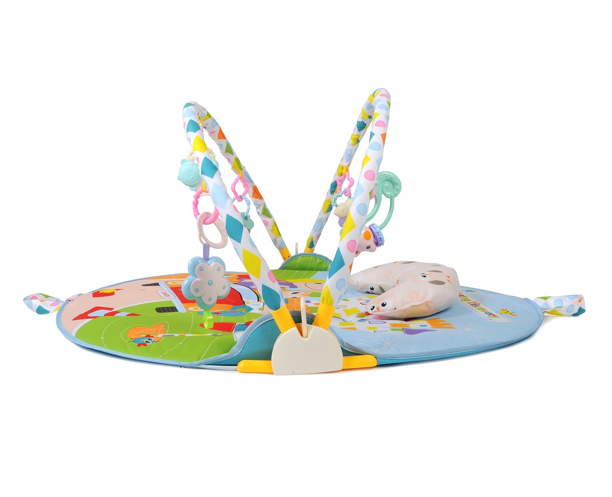 Коврик мягкий Elefantino с двумя положениями (лежа и сидя), с фикс малыша, 5 погрем в/к 80*11*47 см