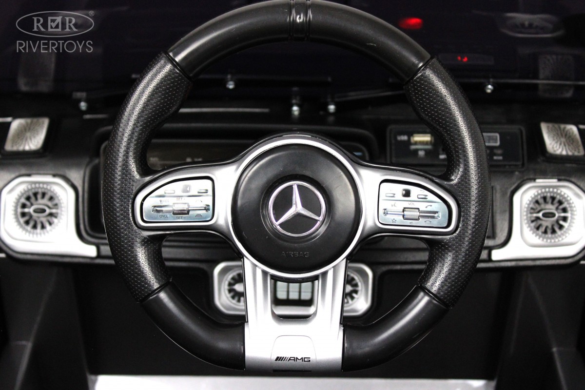 Машина на аккум. Mercedes-Benz G63 серый глянец