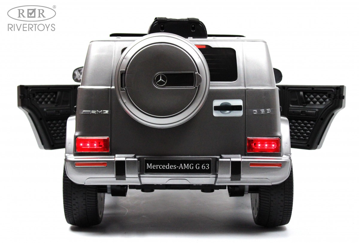 Машина на аккум. Mercedes-Benz G63 серый глянец
