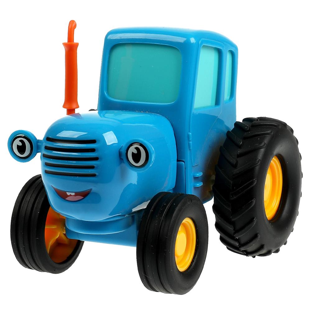 Трактор метал. Технопарк Синий трактор 11 см свет звук инерц синий кор 343453