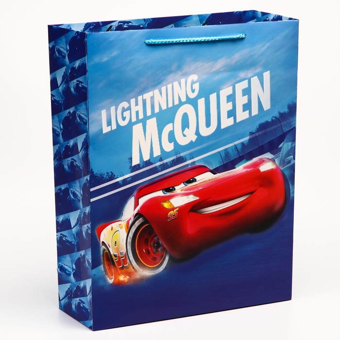 Пакет подарочный McQueen Тачки 31х40х11,5 см