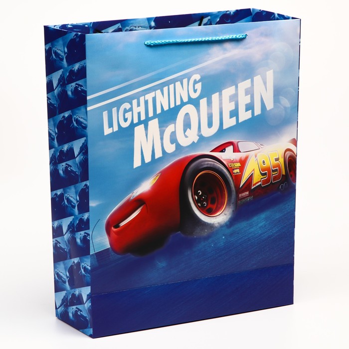 Пакет подарочный McQueen Тачки 31х40х11,5 см