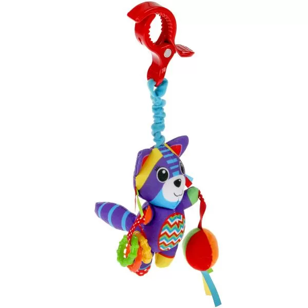 Текстильная игрушка подвеска с погремушками Енот на блистере Умка 307001