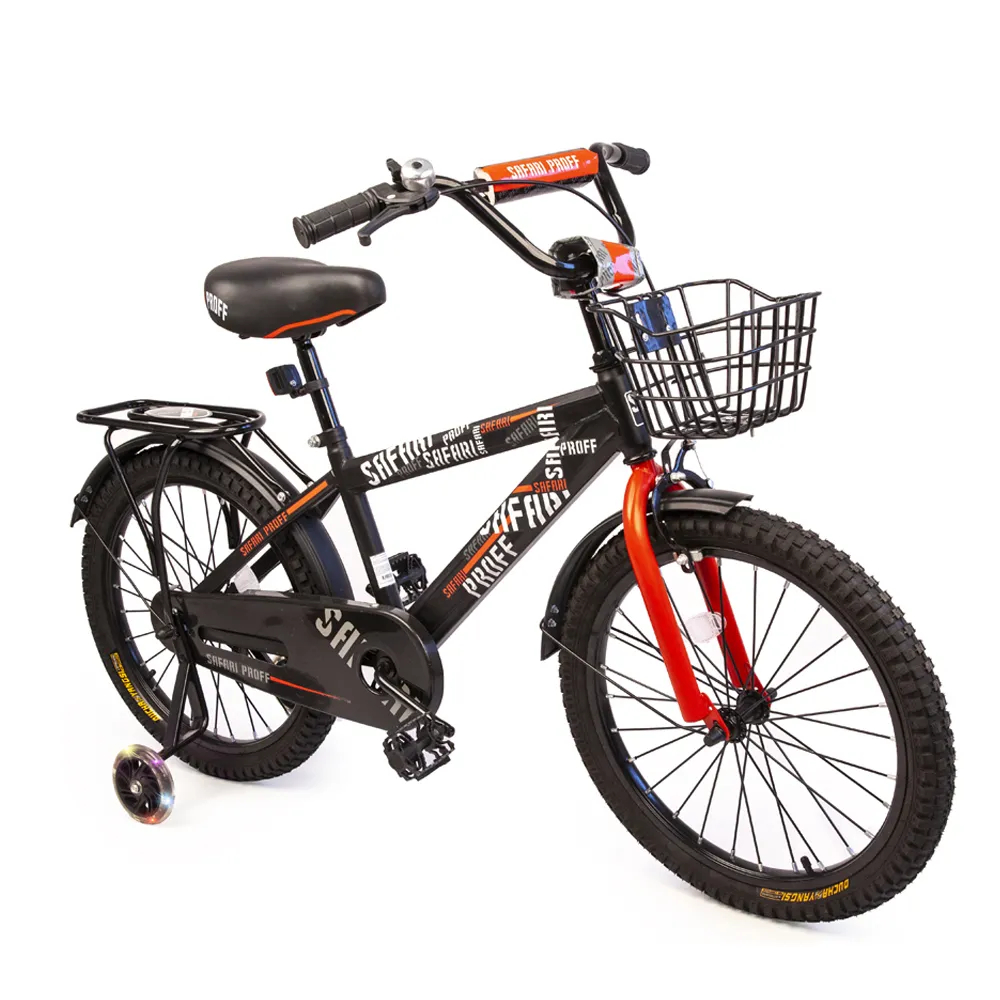 Велосипед 20" Safari Proff черный с корзинкой 1003048