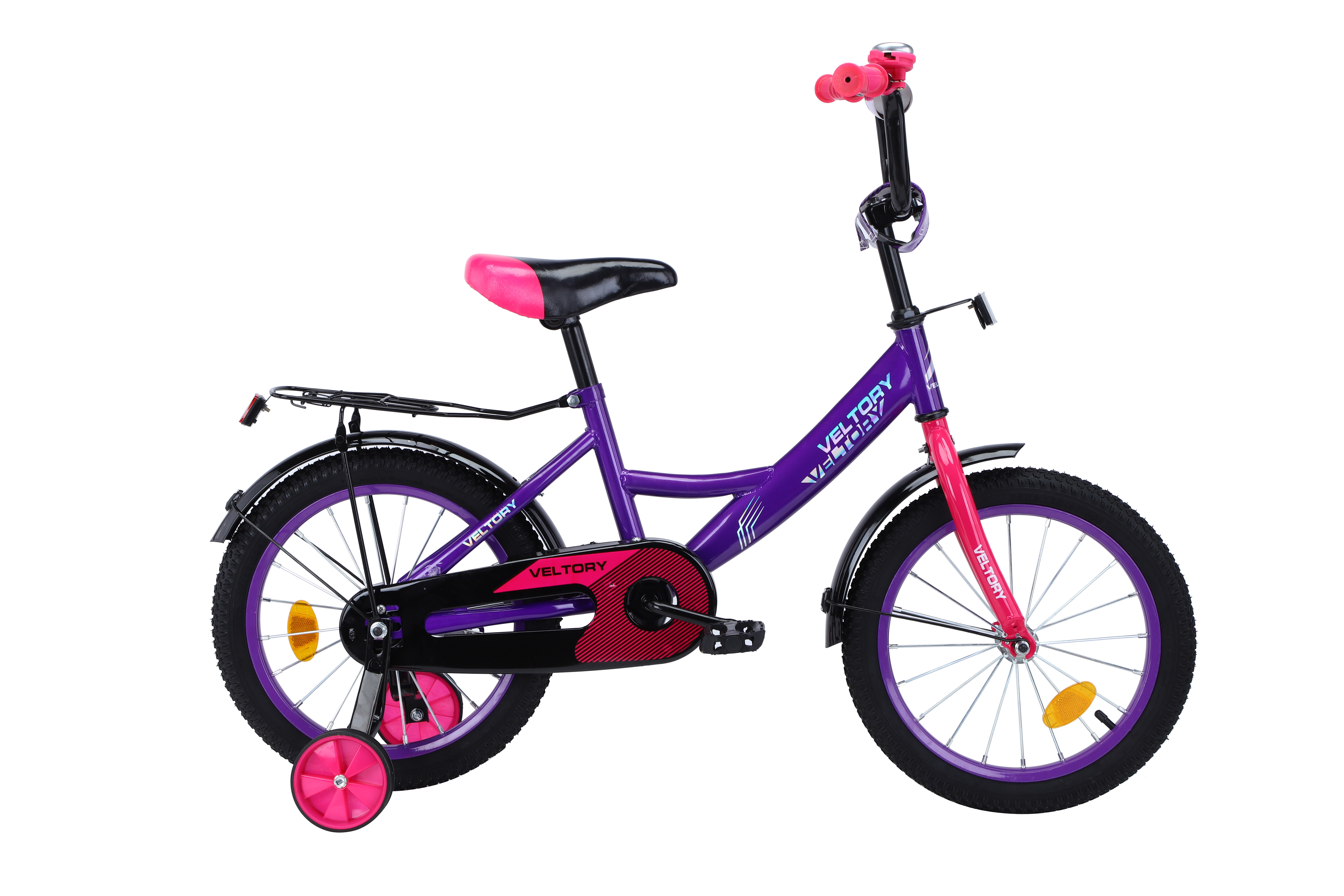 Велосипед 14" Veltory фиолетовый