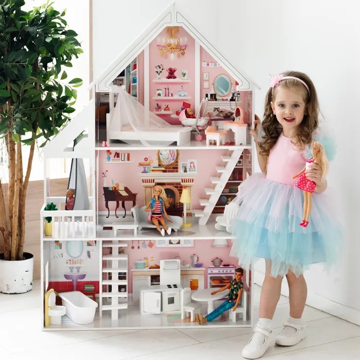 Кукольный домик Стейси Авенью с мебелью 15 предметов