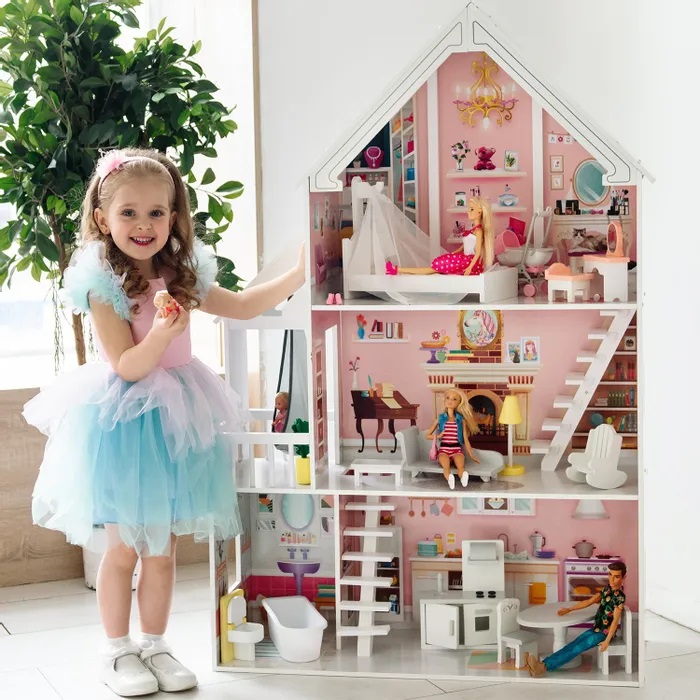 Кукольный домик Стейси Авенью с мебелью 15 предметов
