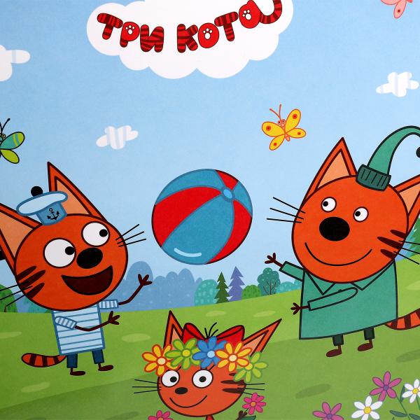 Пакет подарочный Три Кота 26*32*14см глянцевый Чудо Праздник 312885