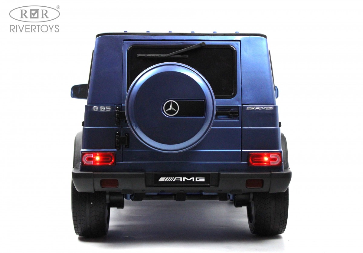 Машина на аккум. Mercedes-Benz G65 4WD синий глянцевый