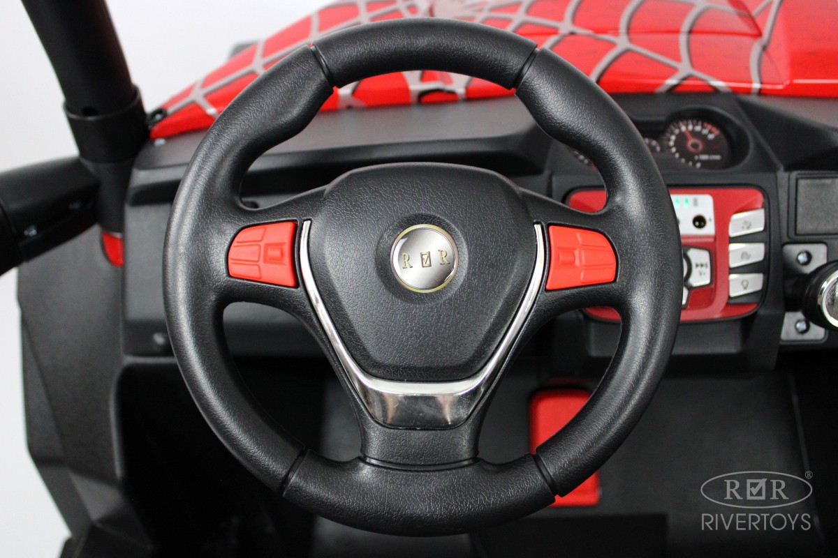 Машина на аккум. 4WD 24V красный Spider