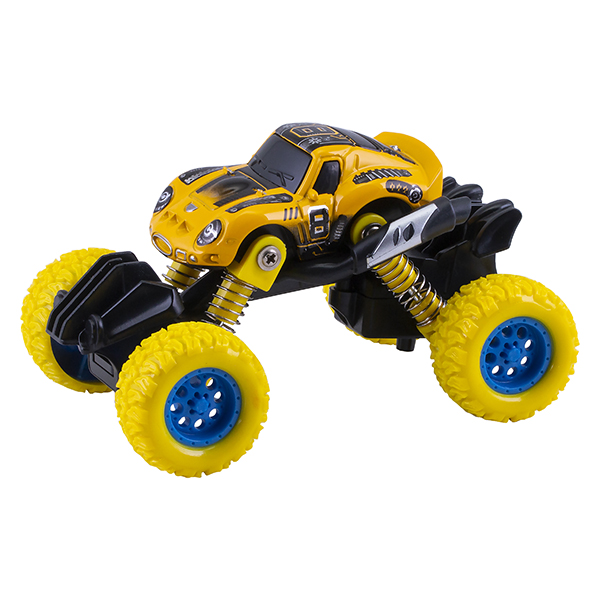 Wincars Машинка с большими колёсами инерционная металлическая 11 см, в ассорт.