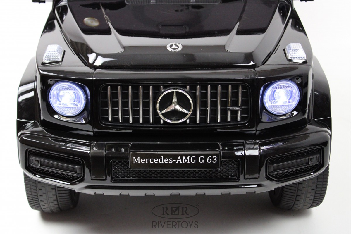 Машина на аккум. Mercedes-Benz G63 черный глянец