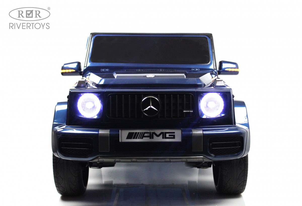 Машина на аккум. Mercedes-AMG G63 синий глянец